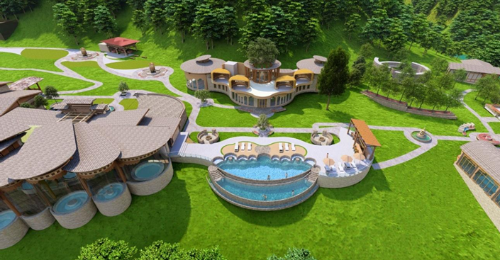 Hot Spring Haven - Wellness Resort Render